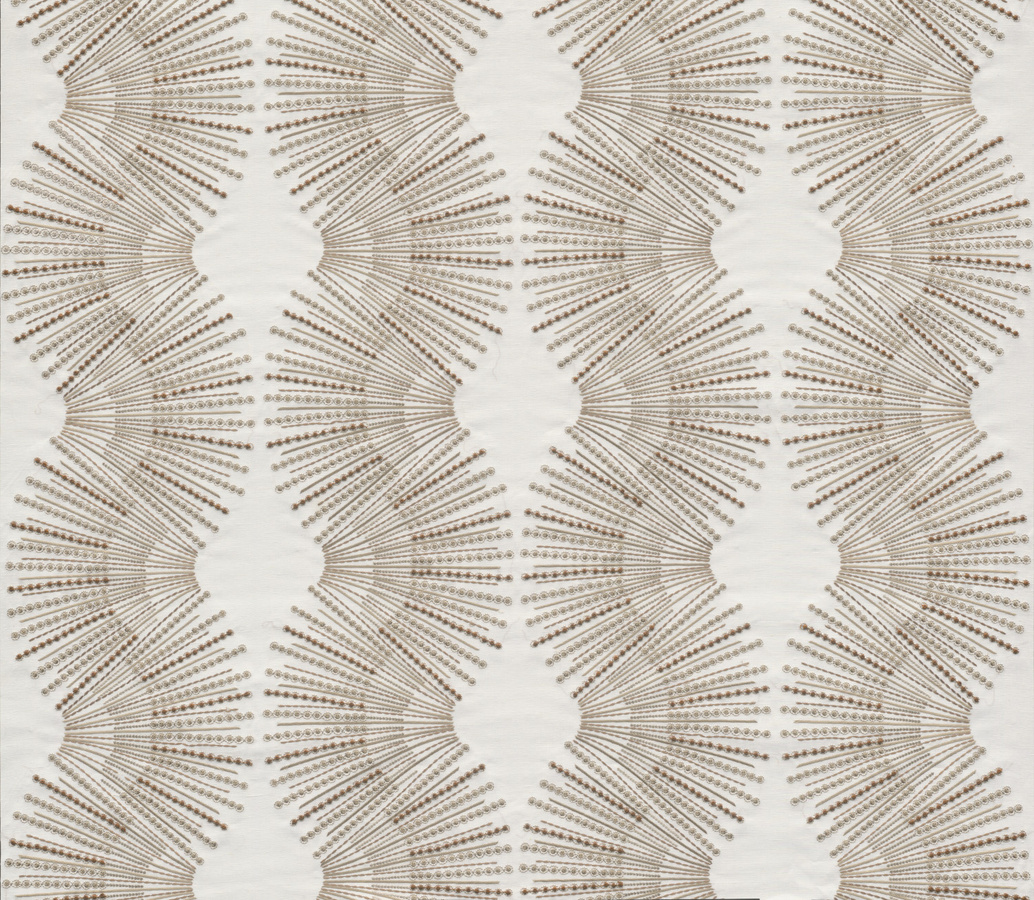 Arte Wallpaper Miro in Tinted White mit abstraktem Textildesign in Weiß und Beige - Bild 1