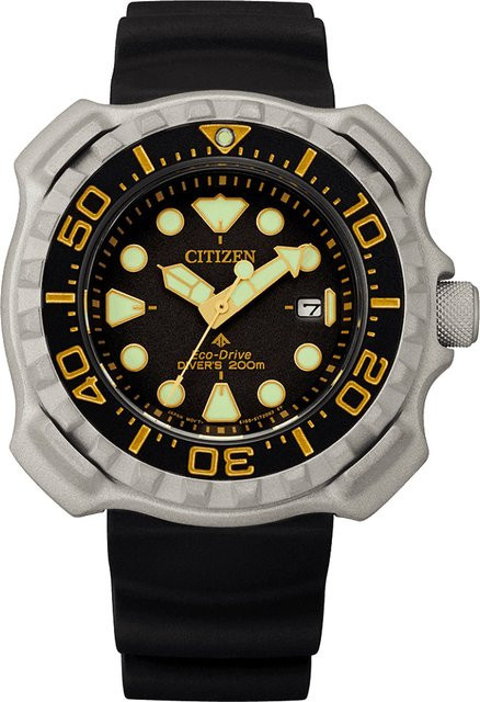 Citizen Armbanduhr, Solar, Titan, Schwarz, 47 mm, Herren - Bild 1