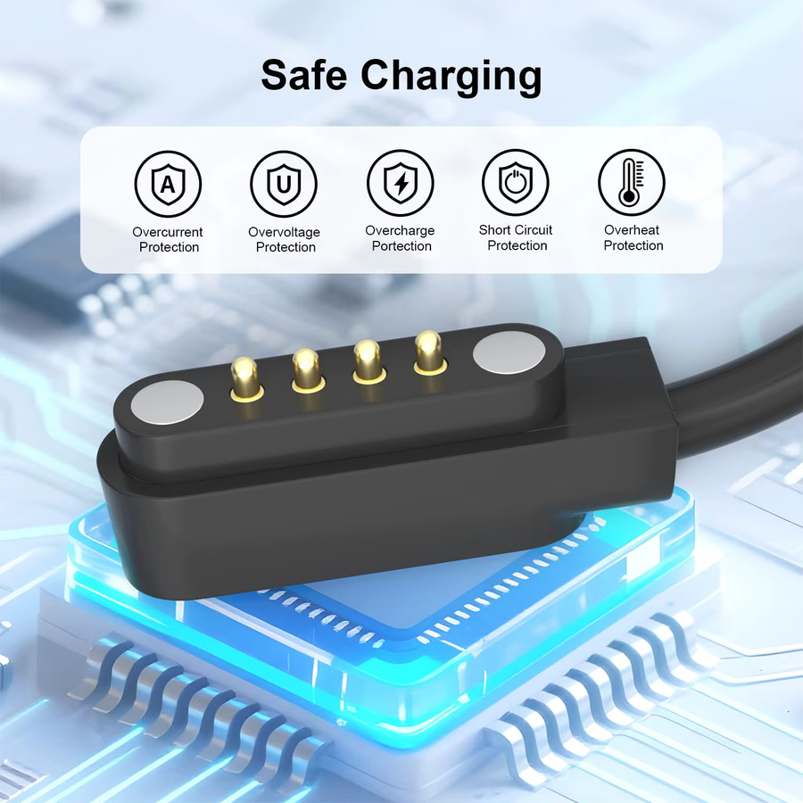 RGEE Ladekabel für PLAUD Note AI Sprachrekorder, USB-A auf USB-C, Schwarz, 1 m - Bild 4