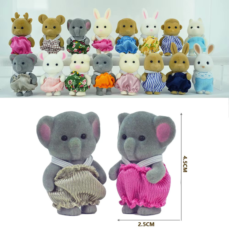 MSFTOYS Wald Tier Familie Figuren, Bunt / Mehrfarbig, Set / Bundle - Bild 3
