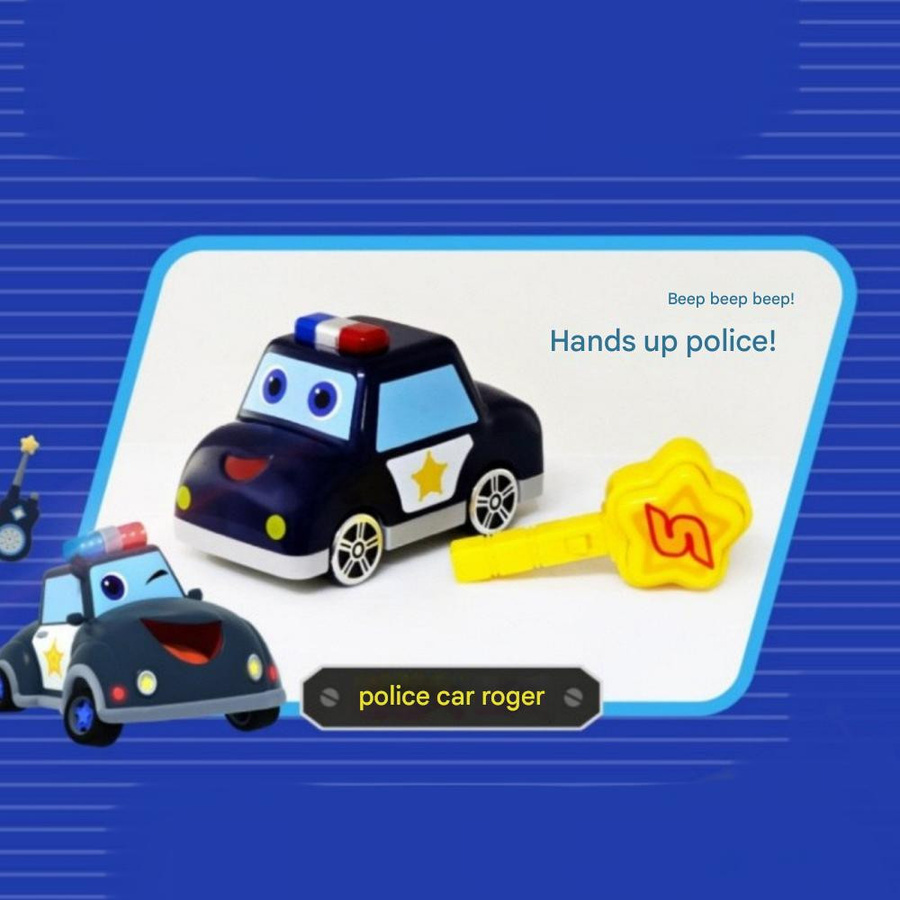 Pinkfong Super Rescue Shooting Car 3-teiliges Set Feuerwehrwagen Polizeifahrzeug Krankenwagen - Bild 2