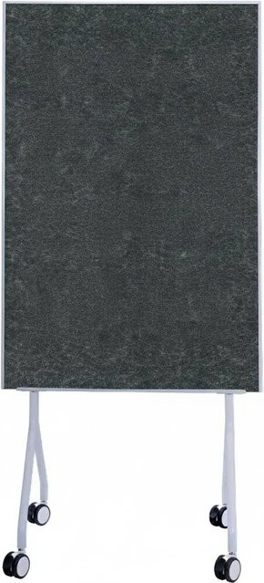 Floordirekt Mobile Präsentationstafel Giant Beidseitige Filztafel auf Rollen Schwarz B: 80 cm, H: 120 cm - Bild 2