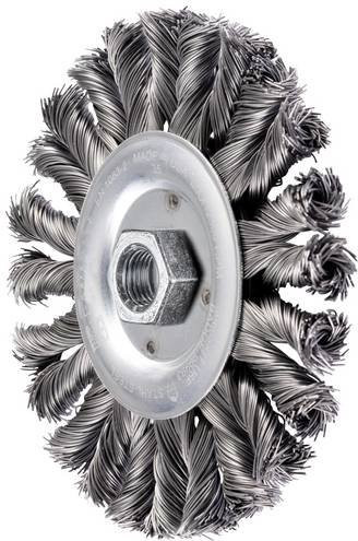 PFERD COMBITWIST Rundbürste gezopft RBG HD für Winkelschleifer, Durchmesser: 125 mm, Breite: 12 mm, Gewinde: M14, Stahl-Draht-Ø: 0,50 mm, Farbe: Silber - Bild 1