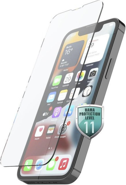 3D Full Screen Schutzglas für Apple iPhone 14 Pro in Schwarz - Bild 1
