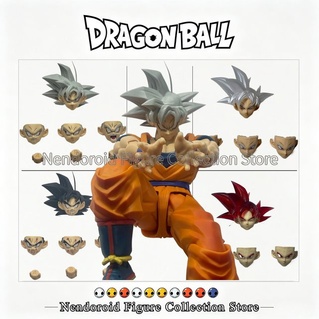 Bandai Dragon Ball Super Son Goku Ultra Instinct Kopfskulptur-Zubehörpaket, Modellbausatz, Zubehör - Bild 1
