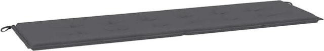 vidaXL Gartenbank-Auflage Anthrazit aus wasserabweisendem Oxford-Gewebe, B/T/H: 180 x 50 x 3 cm - Bild 1