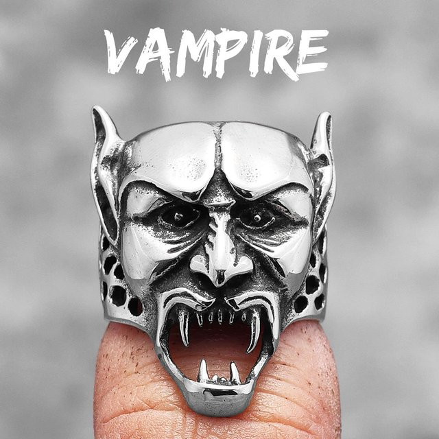 Yiran Jewelry Ring Edelstahl, Silber, Herren - Bild 1