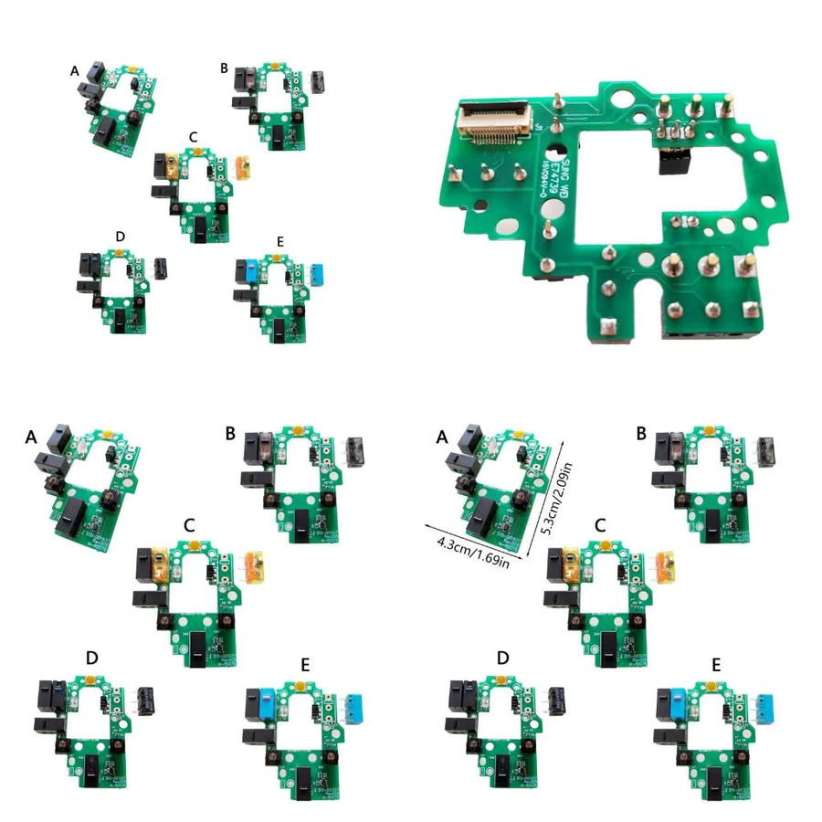 Logitech G502 LIGHTSPEED Wireless Gaming Maus Ersatz-PCB-Board mit Hot-Swap Micro Switch Maus Motherboard in Grün - Bild 2
