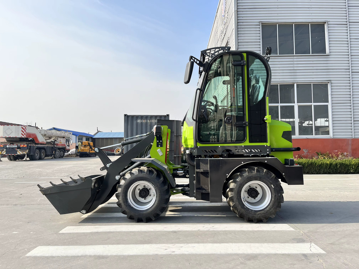 DCNB Mini-Lader mit Yanmar Dieselmotor in Grün, Kompakter Frontlader als Bobcat-Alternative - Bild 4