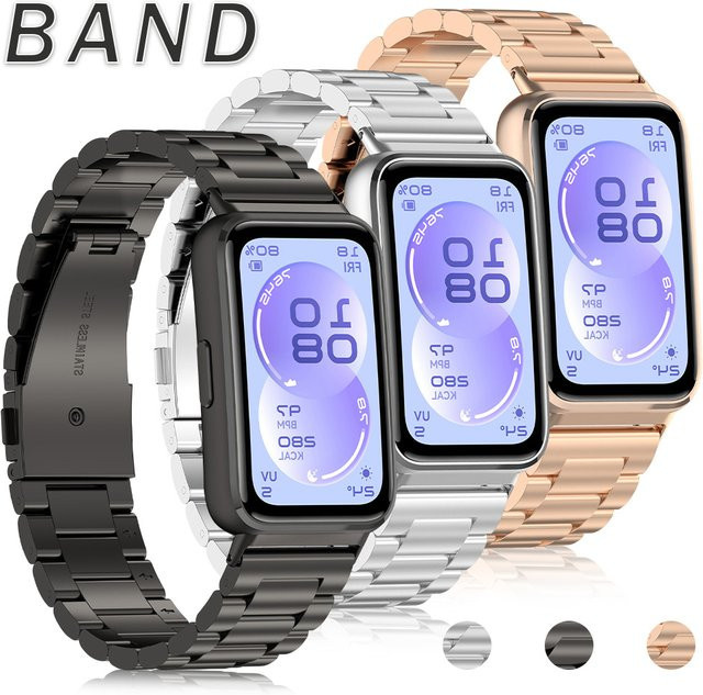 KILPILLS Uhrenarmband Edelstahl, für Huawei Band 11 Pro - Bild 1