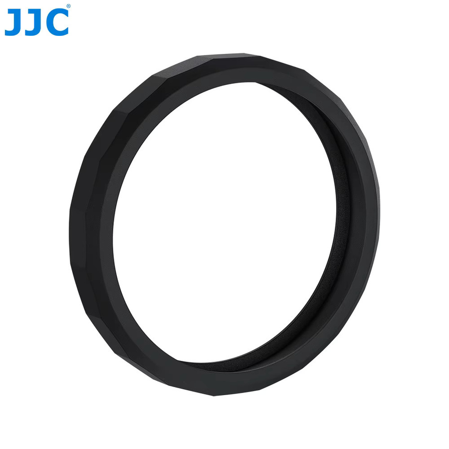 JJC Silikon-Objektivschutzring und Metall-Objektivkappe für DJI Osmo Action 6 in Schwarz - Bild 3