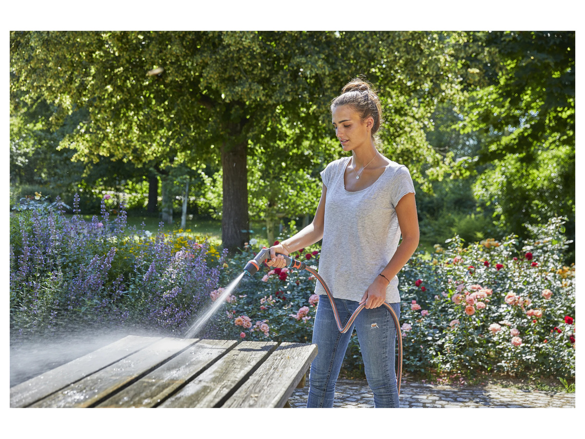GARDENA Comfort Reinigungsspritze ecoPulse in Grau, Orange und Türkis, L x B: 19,5 x 4,5 cm - Bild 2