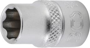 BGS Super Lock Steckschlüssel-Einsatz mit 3/8 Zoll Antrieb und 10 mm Schlüsselweite in Silber - Bild 1