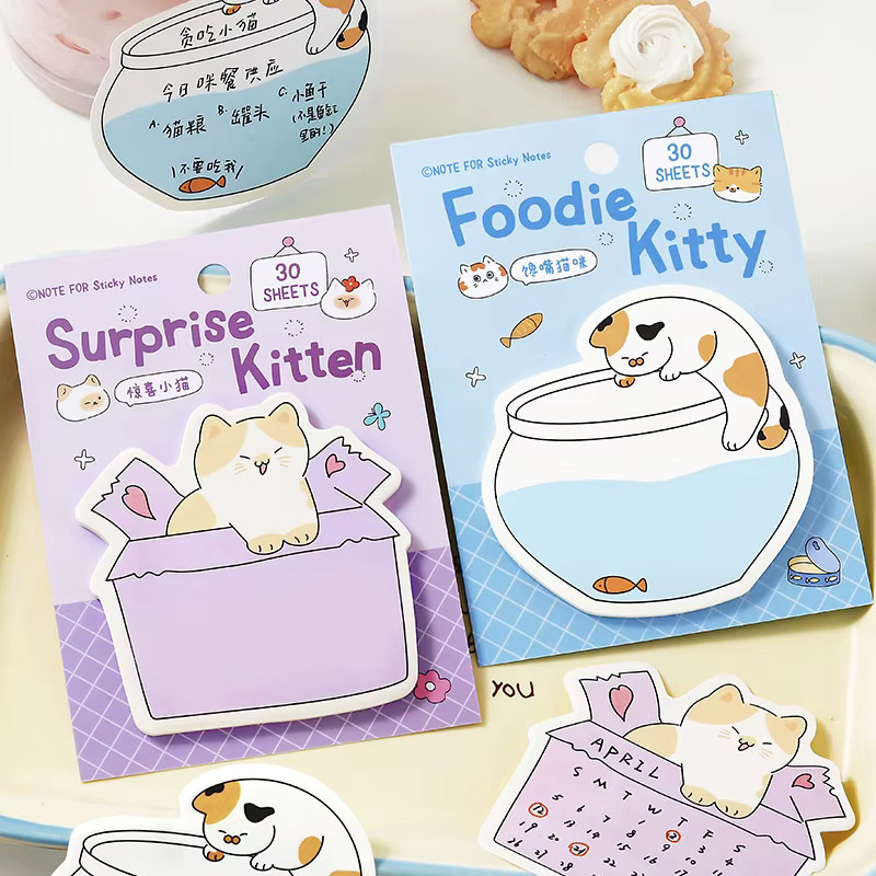 Kawai Stationery Note for Notes Report Series Niedliches Cartoon-Notizbuch mit Linierung in Multicolour - Bild 1