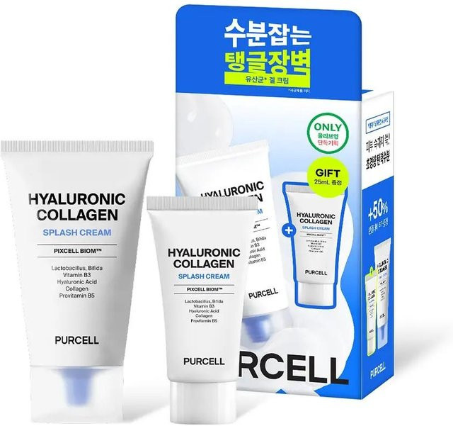 PURCELL Pixelbiome Hyal Collagen Probiotic Creme, 50 ml + 25 ml, Gesichtspflege - Bild 1