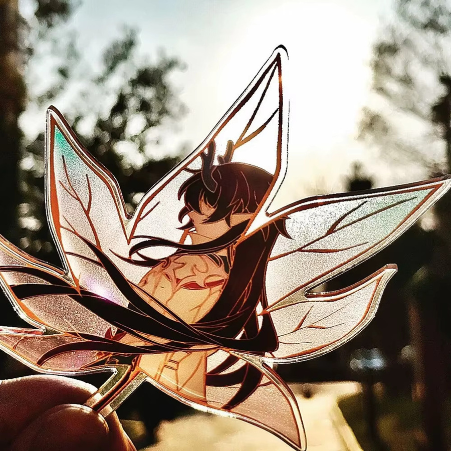 MUSEXINGQIU Honkai: Star Rail Dan Feng Fotokarten, transparente Karte, Unisex - Bild 2