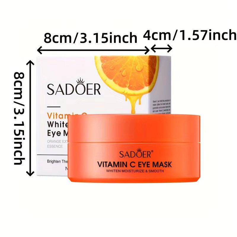 Sadoer Augenmaske mit Vitamin C und Kollagen, 60 Stück - Bild 2