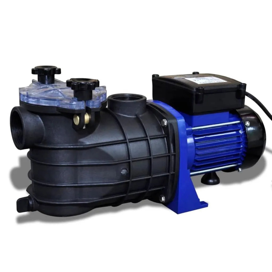 vidaXL Schwimmbadpumpe Umwälzpumpe mit 500 W in Blau und Transparent - Bild 2