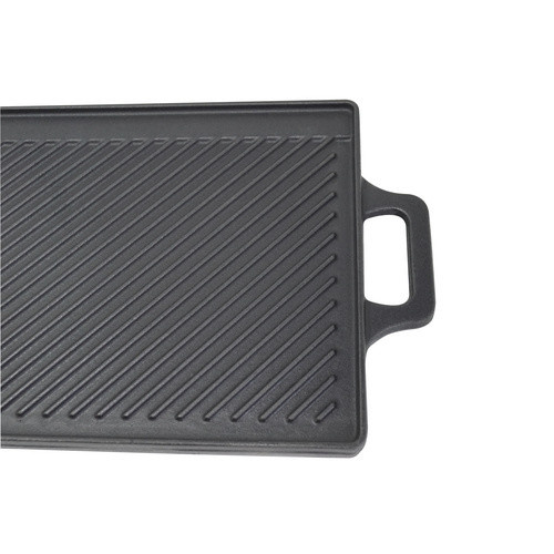 Mr. GARDENER Grill-Wendeplatte, schwarz, Breite: 36 cm, Höhe: 1,5 cm - Bild 2