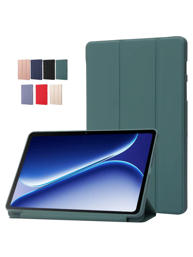VIGENCIA Tablet-Hülle für OnePlus Pad Go 2 (12,1 Zoll) aus PU-Leder in Grün mit Standfunktion - Bild 3