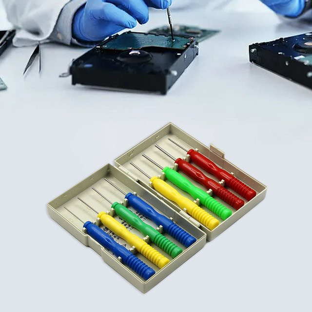 Vibratite 8-teiliges Edelstahl Hohl-Nadel-Entlötwerkzeug Set für DIP-Komponenten mit Aufbewahrungsbox in Multicolor - Bild 1