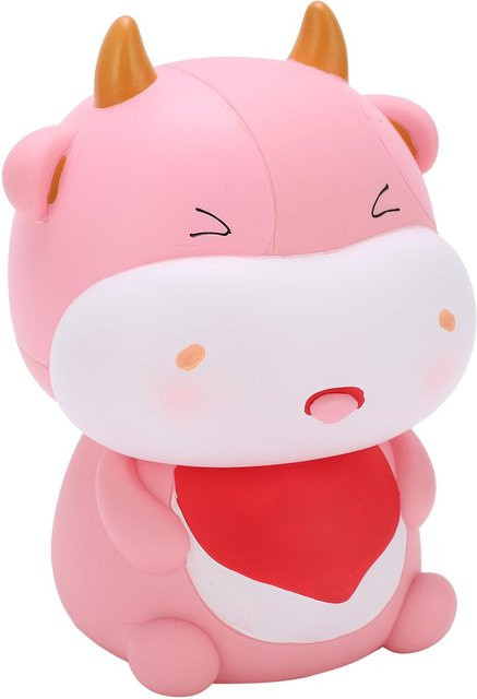 GoolRC Spardose Kälbchen in Pink aus verschleißfestem Vinyl für Kinder - Bild 1