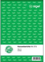 Sigel Kassenbericht KA515 DIN A5 weiß, 50 Blatt - Bild 2
