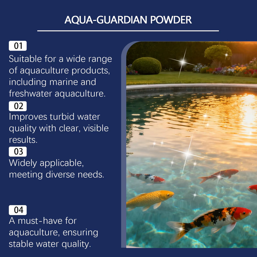 Aqua Guardian Wasserklärer-Pulver für Aquarium und Teich zur schnellen Klärung und Geruchsentfernung - Bild 4