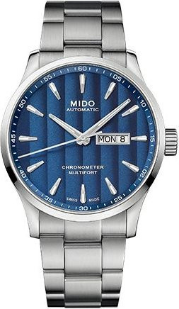 Mido Armbanduhr Automatik, Edelstahl, 42 mm, Blau, Herren - Bild 1