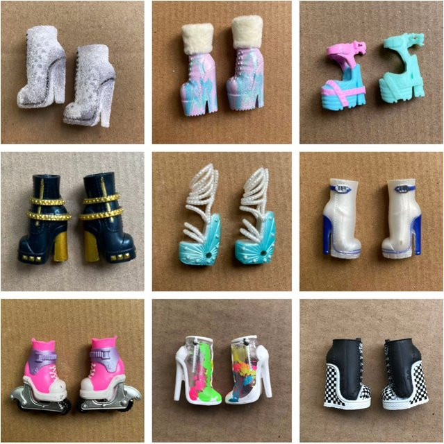 Big Fashion Sister Puppenhauszubehör, Bunte Schuhe Stiefel Socken, Zubehör - Bild 1
