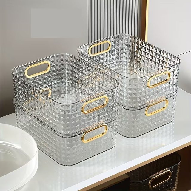 Transparente Desktop-Aufbewahrungsbox aus Acryl für Schlafzimmer und Heimgebrauch - Bild 1