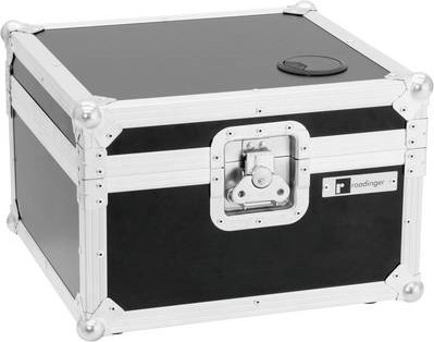 Roadinger Case AKKU UP-4 in Schwarz und Braun, B/T/H: 370 x 350 x 255 mm - Bild 1