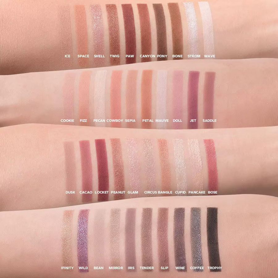 BEAUTY GLAZED Neutral Vibes Lidschatten-Palette, 40 Farben, Matt - Bild 4