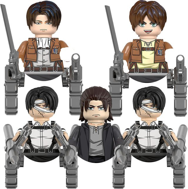 Hot Toys Attack on Titan, Mini-Bausteine Actionfiguren, Bunt / Mehrfarbig - Bild 1