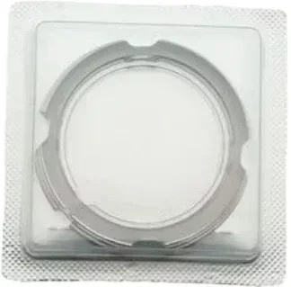 Omega Mittelrahmen für De Ville, Edelstahl, Weiß, Saphirglasgehäuse - Bild 1