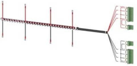 Siemens Spannungsversorgungskabel 4polig in Schwarz 3KC98317 - Bild 1