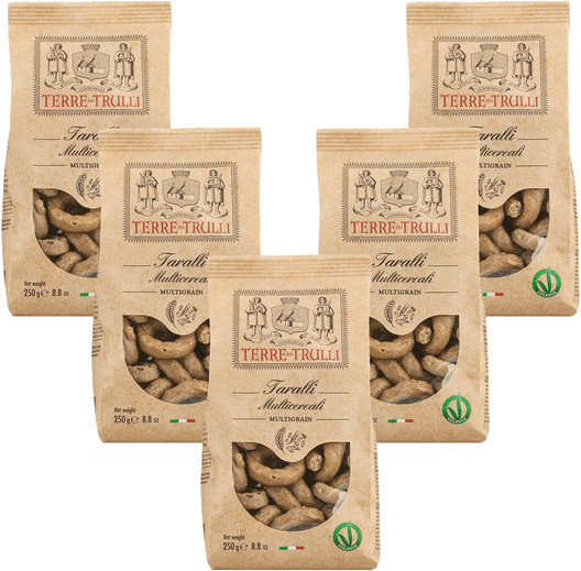 Terre dei Trulli Taralli Multicereali Mehrkorn 5er Set 1250 g - Bild 1