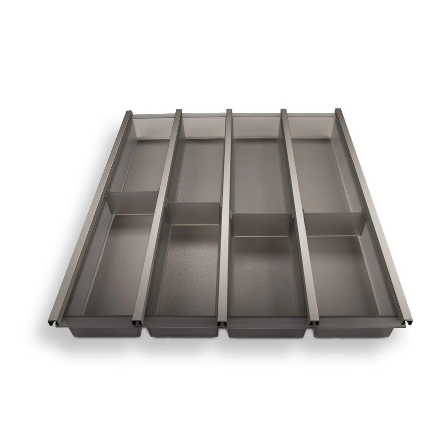 SOTECH Cuisio Besteckeinsatz für Schubladen, Graphitgrau, Breite: 50 cm, Höhe: 5,5 cm - Bild 2