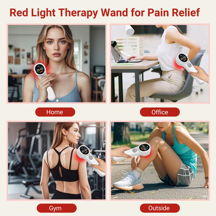 ZJKC Lasertherapie-Maschine, Rotlichttherapie, Weiß, Unisex - Bild 4