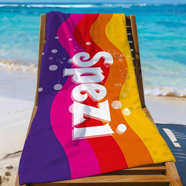 Paulaner Spezi Logo Strandhandtuch aus Mikrofaser, sanddicht und schnelltrocknend, B: 30 cm, H: 60 cm - Bild 1