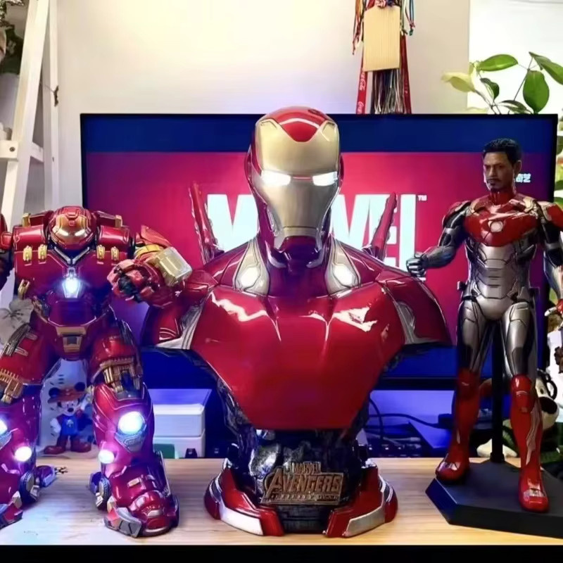 Bandai Marvel Mk50 Iron Man Büste, Harzmodell, leuchtend - Bild 4