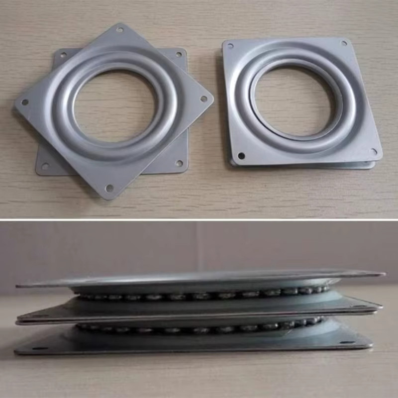 3 Zoll Drehteller Basis in Silber für Plattenspieler und Display-Hardware, 360 Grad drehbar - Bild 3