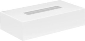Hansgrohe Axor Uni. Circular Kosmetikbox zur Wandmontage in Mattweiß, B/T/H: 26,5 x 14,5 x 14,5 cm - Bild 1