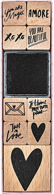 Rico Design Paper Poetry Stempelset It must be love - Bild 1