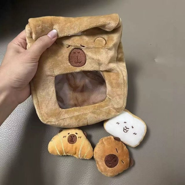 Yiran toy Capybara-Snacks Puppe, Plüschtiere, Braun - Bild 1