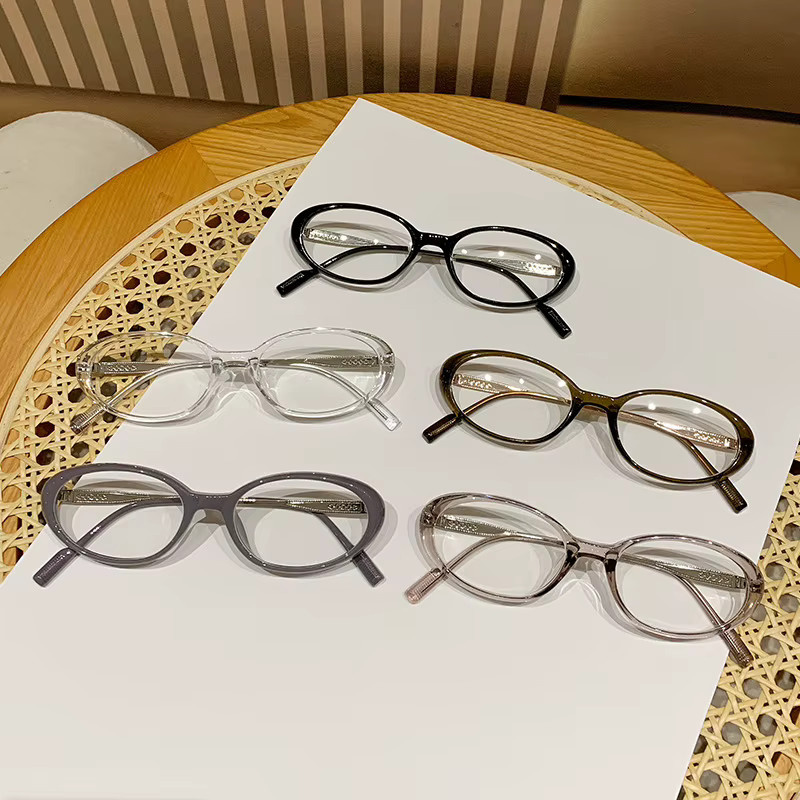 Photochrome Korrektionsbrille, Vollrand, oval, Metall, Unisex - Bild 3