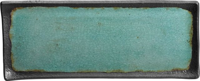 VEGA Buffetplatte Dearborn aus Melamin, türkis, 3er Pack, B/T/H: 16,2 x 39,7 x 2 cm - Bild 1