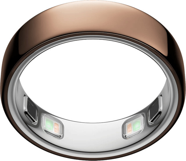 Oura Ring 5 Smart Ring mit Schlaf-Tracking und Herzfrequenzmessung in Deep Rose, Größe 9 - Bild 1