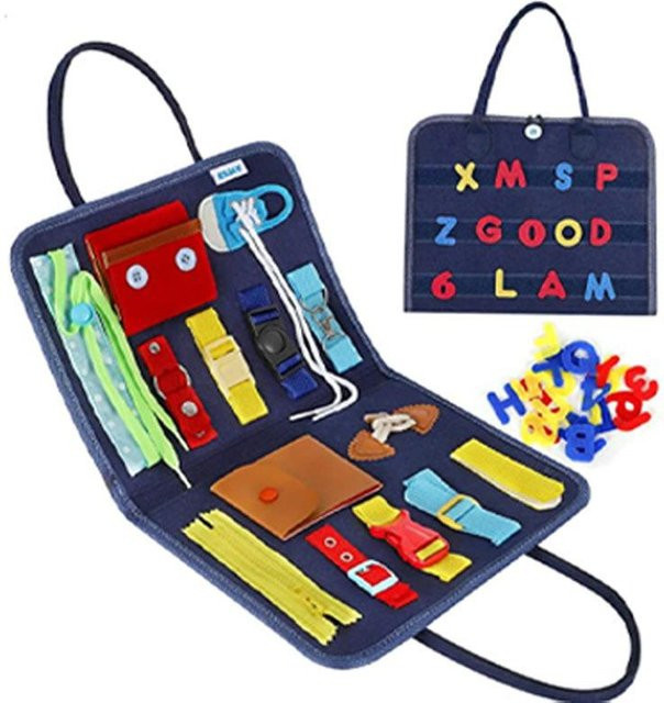 Linyi toy car Sensorische Spieltafel, Montessori Lernspielzeug, ab 0 Jahre - Bild 1