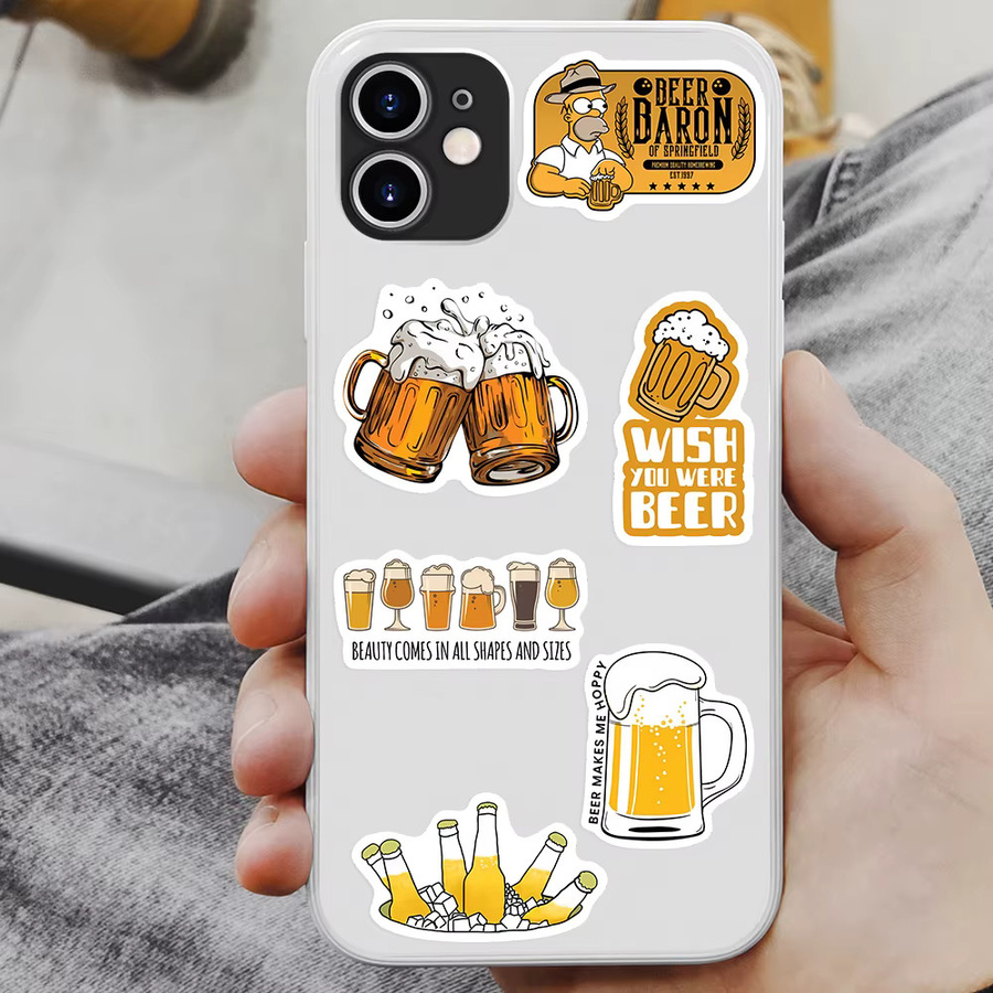 Wasserdichte DIY-Aufkleber für Biergetränke und Party-Dekoration, Multicolour - Bild 2